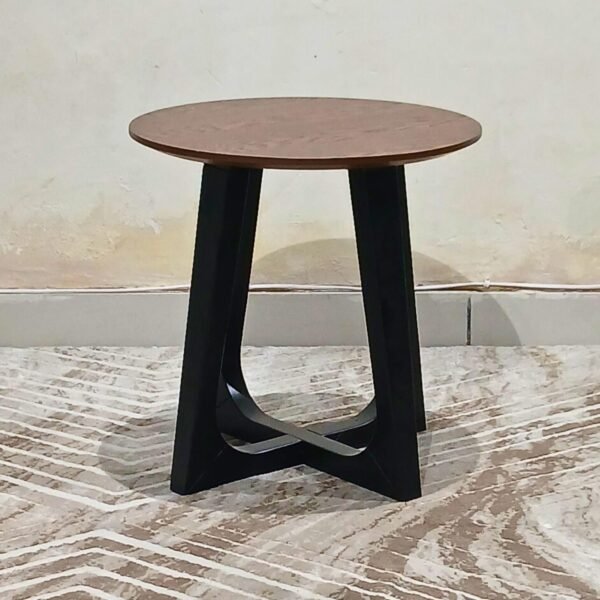 Wooden Side Table – Accent Stool for Living Room, Bedroom & Kitchen (Table 1)