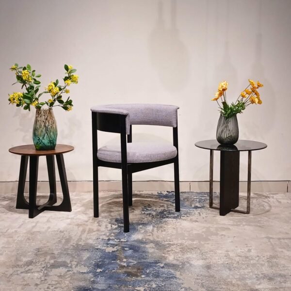 Wooden & Fabric Dining Chairs – Stylish Seating for Dining Room, Study Room & Home Office
