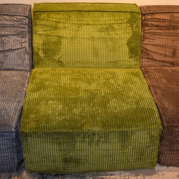 3-Seater Fabric Sofa – Compressed Design, Available in 3 Beautiful Colors